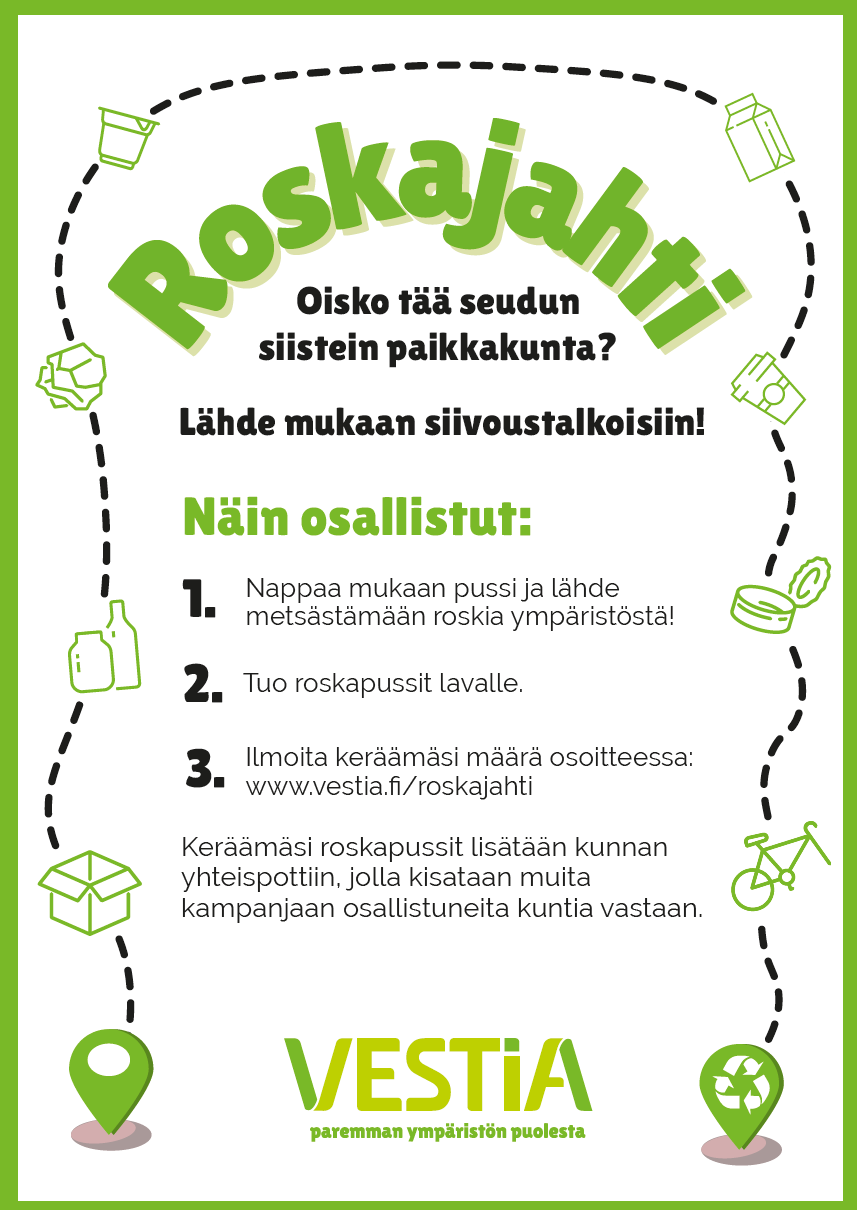 roskajahdin juliste