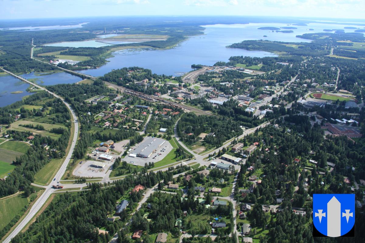 Pyhäjärven ilmakuva.