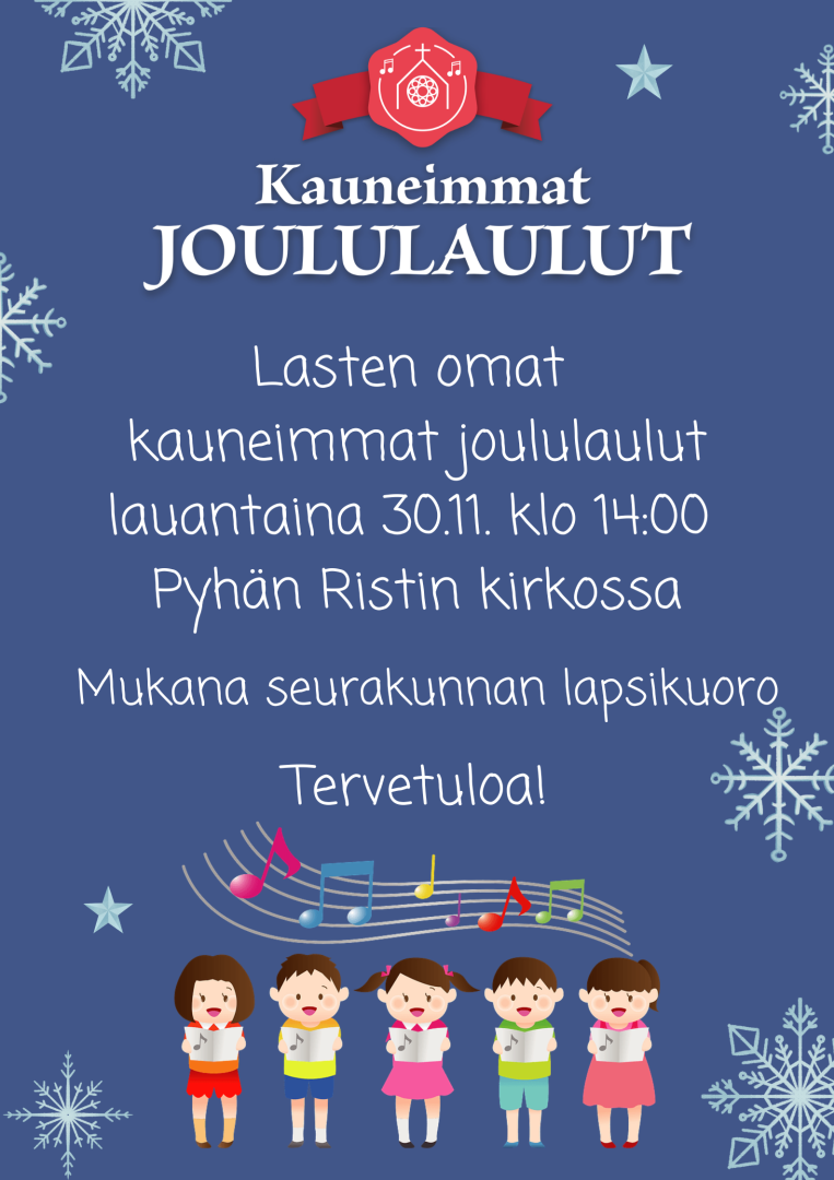 Lasten kauneimmat joululaulut mainos