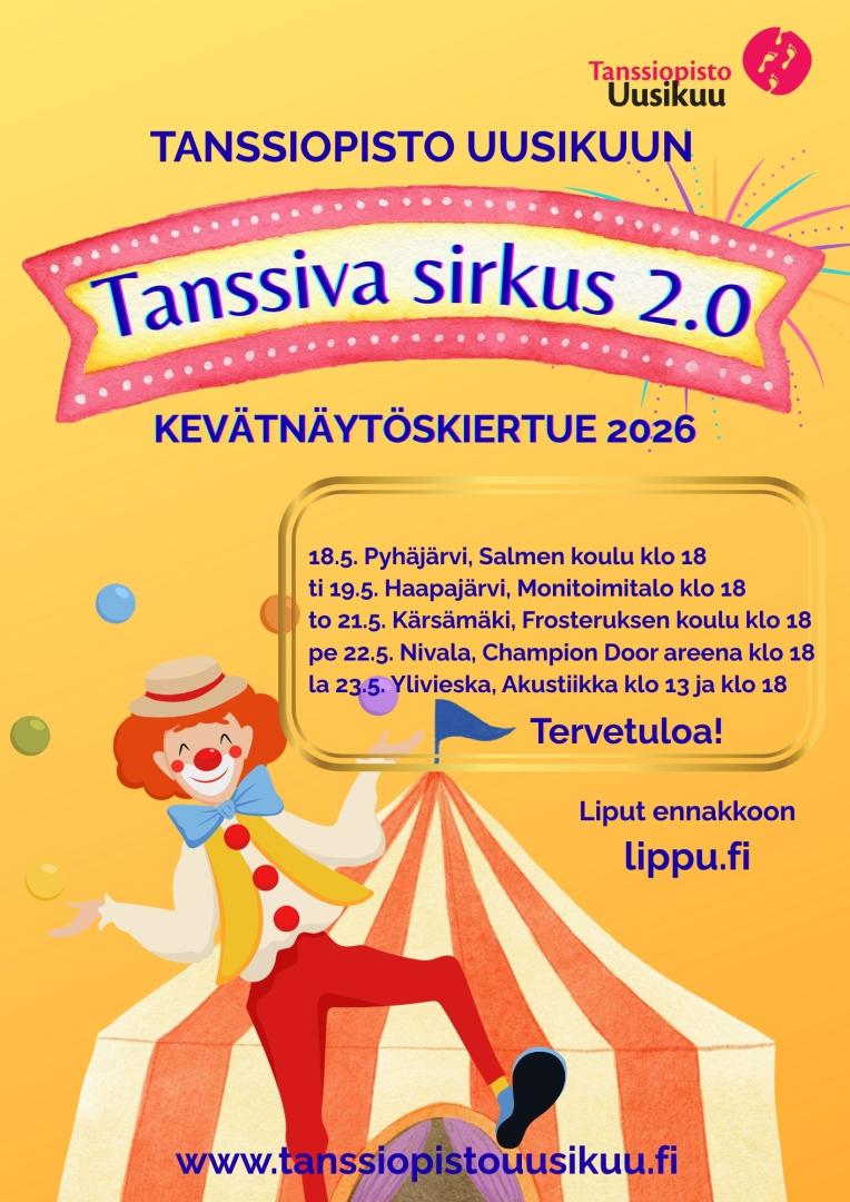 Tanssiva sirkus 2.0 kevätnäytös 